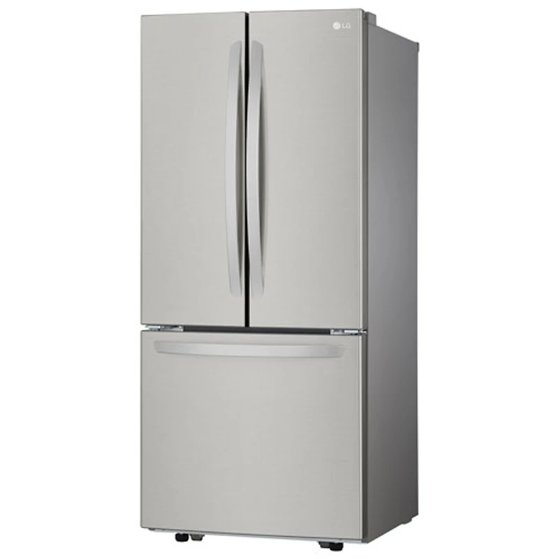 Réfrigérateur à deux portes 21,8 pi³ 30 po de LG (LRFNS2200S) - Inox