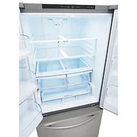 Réfrigérateur à deux portes 21,8 pi³ 30 po de LG (LRFNS2200S) - Inox