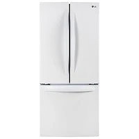 LG 30" 21.8 Cu. Ft. French Door Refrigerator (LRFNS2200W) - White
