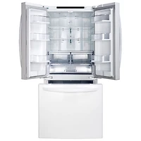 LG 30" 21.8 Cu. Ft. French Door Refrigerator (LRFNS2200W) - White