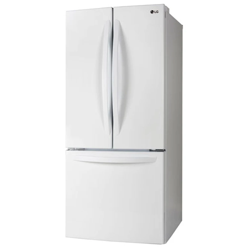 LG 30" 21.8 Cu. Ft. French Door Refrigerator (LRFNS2200W) - White