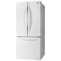 LG 30" 21.8 Cu. Ft. French Door Refrigerator (LRFNS2200W) - White