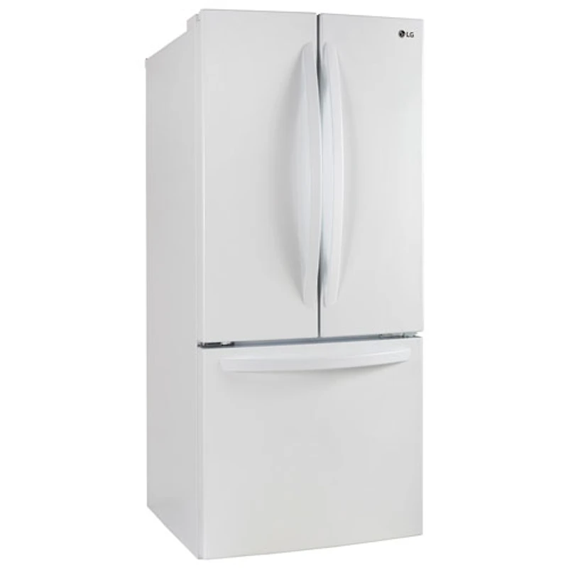 LG 30" 21.8 Cu. Ft. French Door Refrigerator (LRFNS2200W) - White