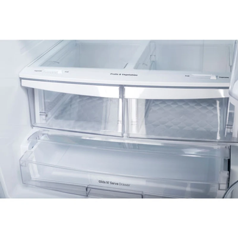 LG 30" 21.8 Cu. Ft. French Door Refrigerator (LRFNS2200W) - White