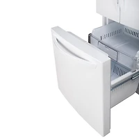 LG 30" 21.8 Cu. Ft. French Door Refrigerator (LRFNS2200W) - White