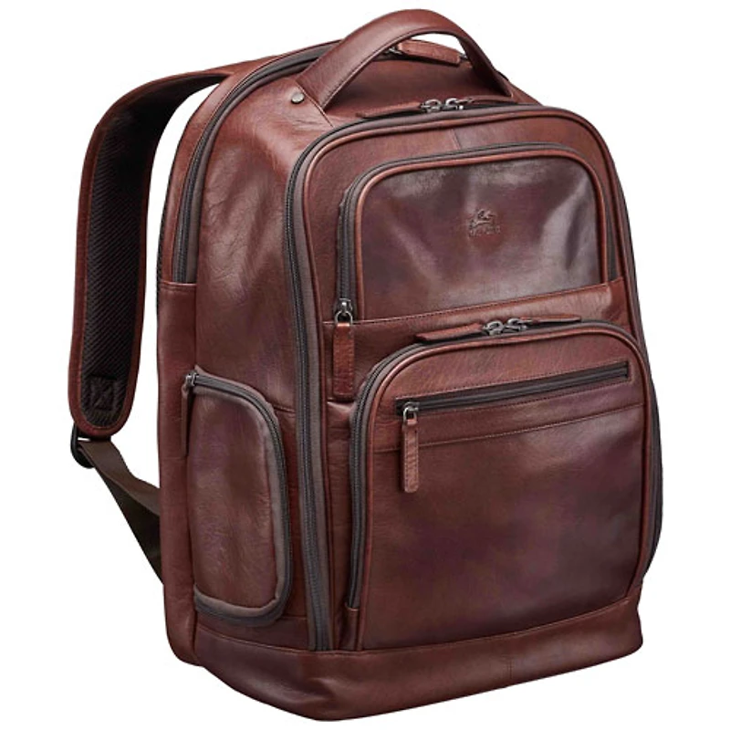 Sac à dos Buffalo de Mancini pour portable de 15,6 po - Brun