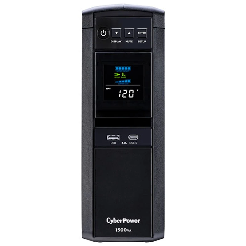 CyberPower 1500VA UPS Battery Backup (GX1500U-FC)