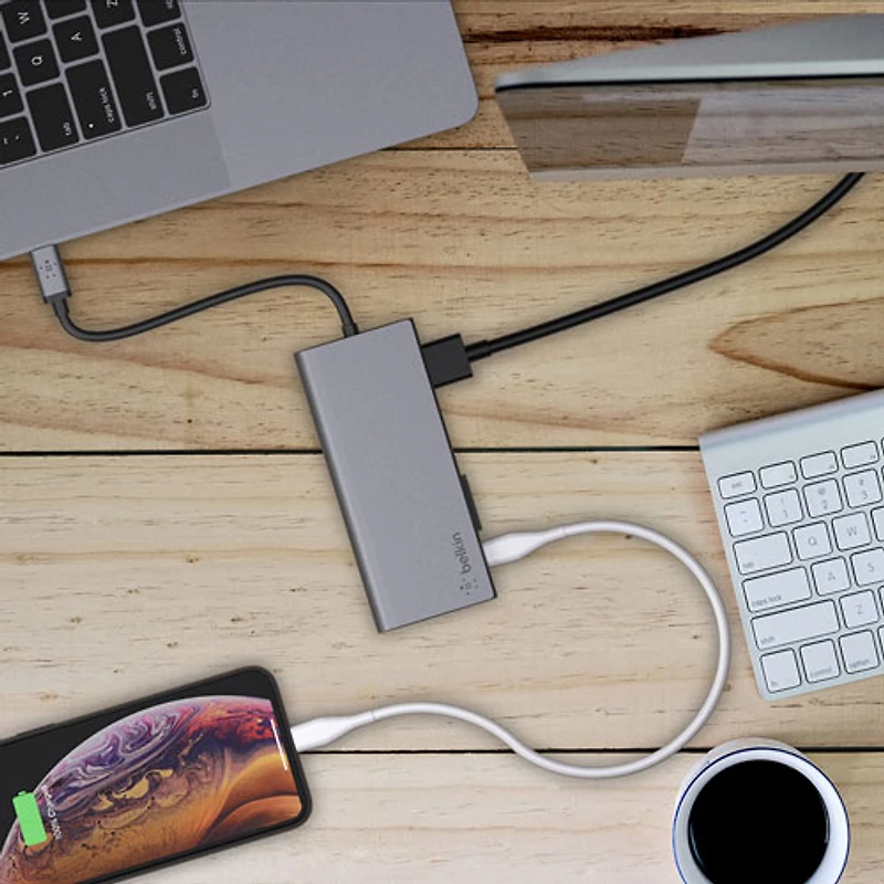 Belkin 6-in-1 USB-C Multimedia Hub (F4U092BTSGY)