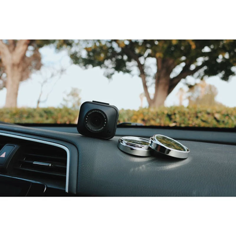 Caméra tableau de bord HD intégrale 1080p écran ACL 2 po rétroviseurs angle mort Orbit 122 GekoGear - Exclusivité Best Buy