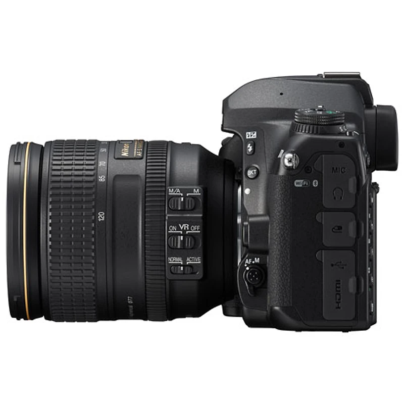 Lot avec appareil photo reflex numérique D780 de Nikon et objectif AF-S VR 24-120 mm