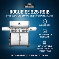 Napoleon Rogue SE 625 88500 BTU Propane BBQ
