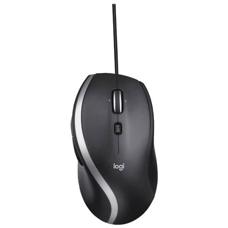 Souris optique M500S de Logitech - Noir