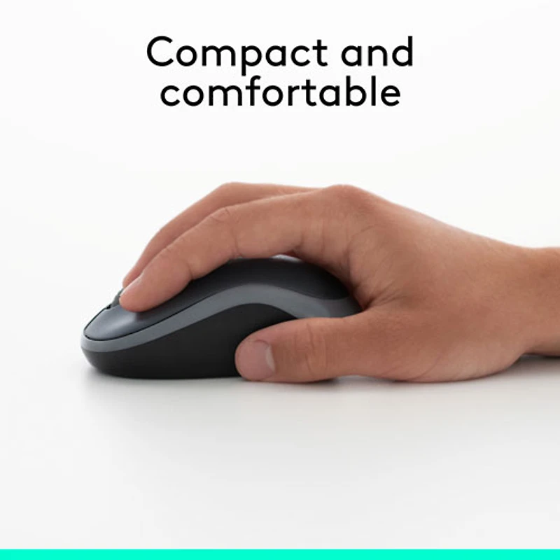 Souris optique sans fil M185 de Logitech - Noir