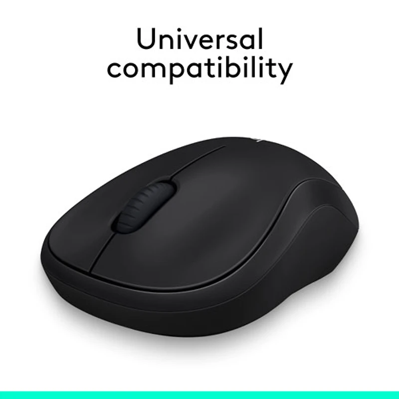 Souris optique sans fil M185 de Logitech - Noir
