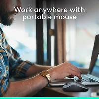 Souris optique sans fil M185 de Logitech - Noir
