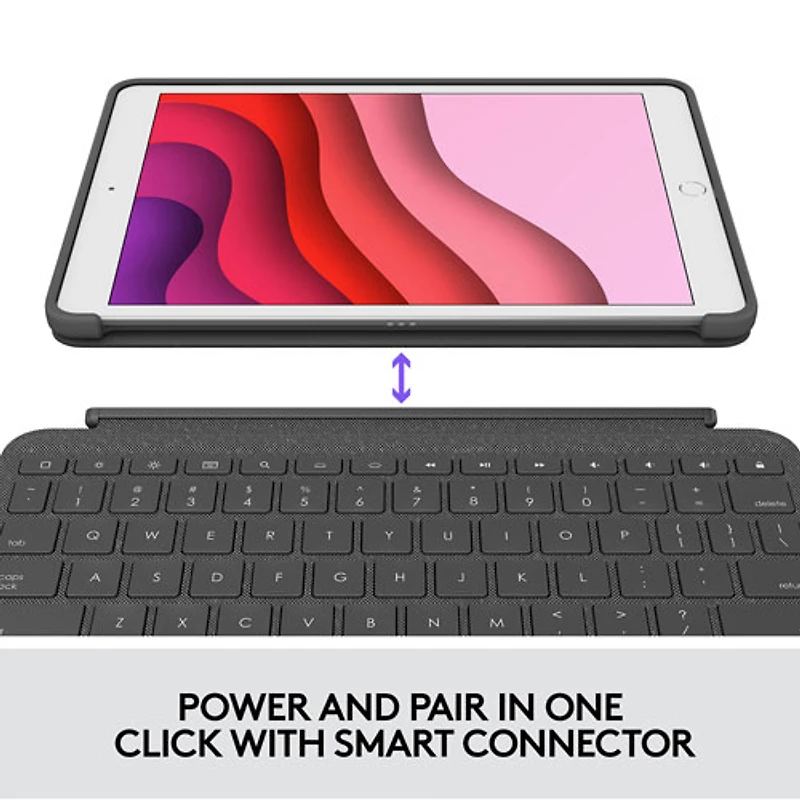 Logitech Combo Touch Keyboard Case for iPad (9th/8th/7th Gen) - English