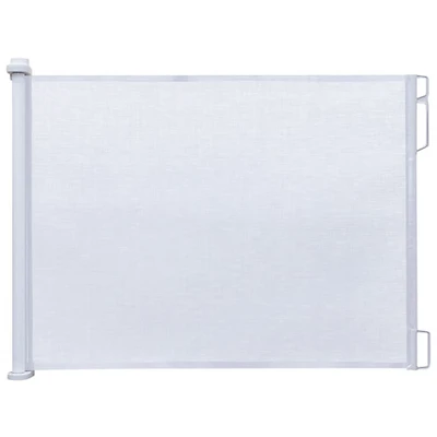 Bily Retractable Hardware Mounted Safety Gate - White