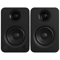 Kanto YU 140-Watt Bookshelf Speaker - Pair - Matte Black Vinyl - Only at Best Buy