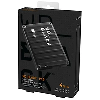 WD_BLACK P10 Game Drive 4TB USB 3.2 Portable External Hard Drive (WDBA3A0040BBK-WESN)