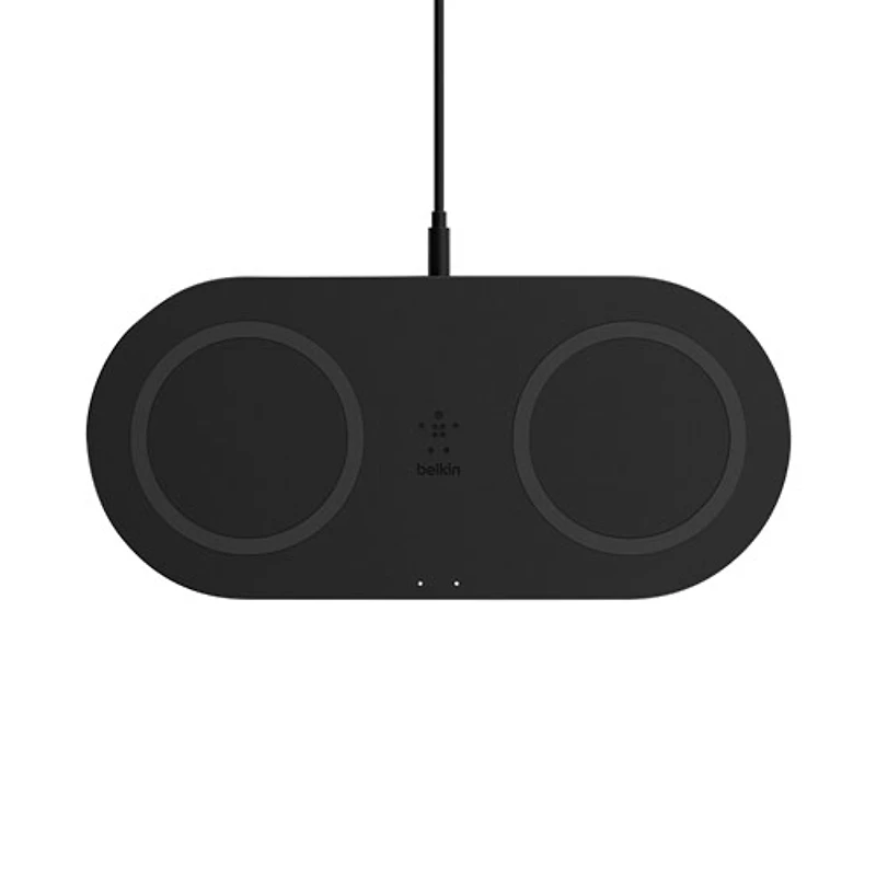 Belkin QuickCharge 10W Dual Qi-Certified Wireless Charging Pad - Black
