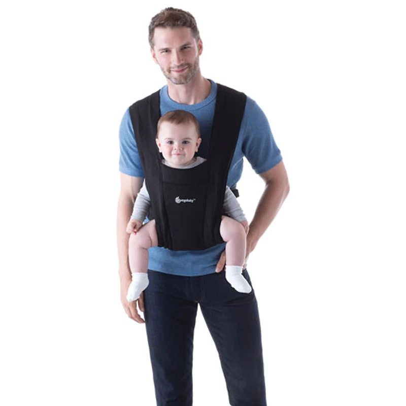 Porte-bébé à trois positions Embrace d'Ergobaby - Noir uni