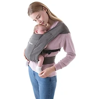 Porte-bébé à trois positions Embrace d'Ergobaby - Gris uni
