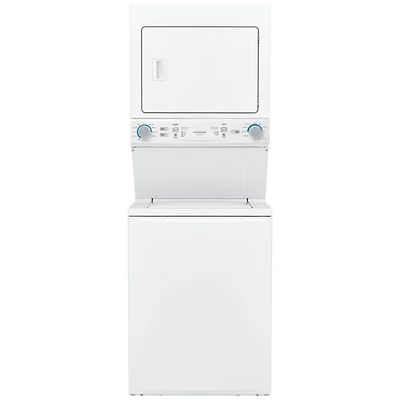Frigidaire 4.5Cu.Ft. Electric Agitator Washer & 5.6Cu.Ft. Dryer Laundry Centrewith Quck wash & Dry (FLCE752CAW) - White