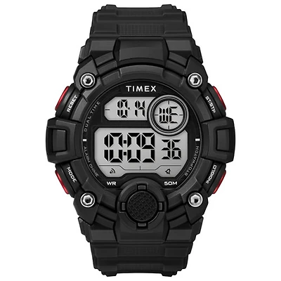 Montre sport numérique de 50 mm pour hommes A-Game de Timex - Noir