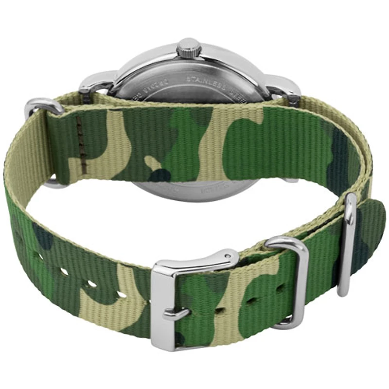 Montre décontractée de 41 mm pour hommes Weekender de Timex - Vert/Camo/Blanc