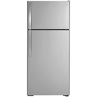 GE 28" Top Freezer Refrigerator (GTE17GSNRSS) - Stainless Steel - Open Box - Perfect Condition