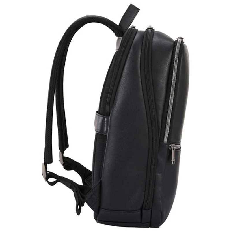 Samsonite Classic Leather 14.1" Laptop Commuter Backpack - Black