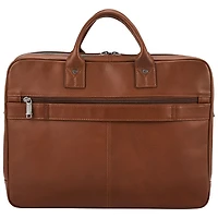 Sac messager Classic Leather de Samsonite pour portable de 15,6 po - Cognac