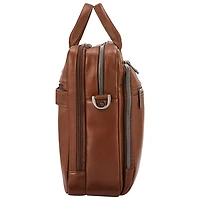 Sac messager Classic Leather de Samsonite pour portable de 15,6 po - Cognac