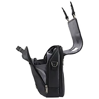 Sac messager Classic Leather de Samsonite pour portable de 15,6 po - Noir