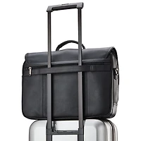 Sac messager Classic Leather de Samsonite pour portable de 15,6 po - Noir
