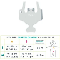 bbluv Wrap Wet Suit - 0-6 Months - Aqua