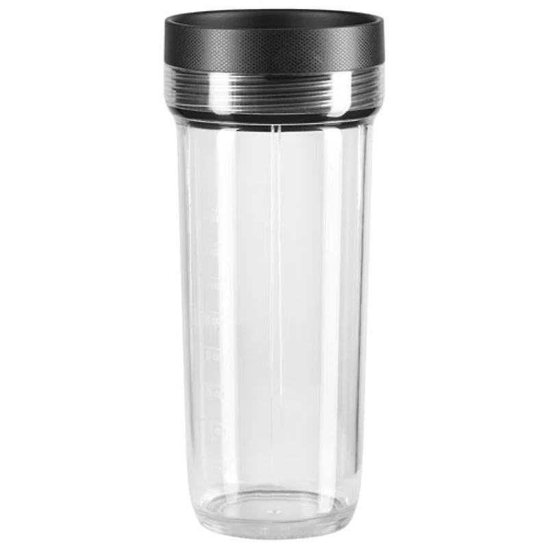 Mélangeur de 1,42 l et 650 W K150 de KitchenAid avec contenants personnels de 2,16 oz - Noir mat