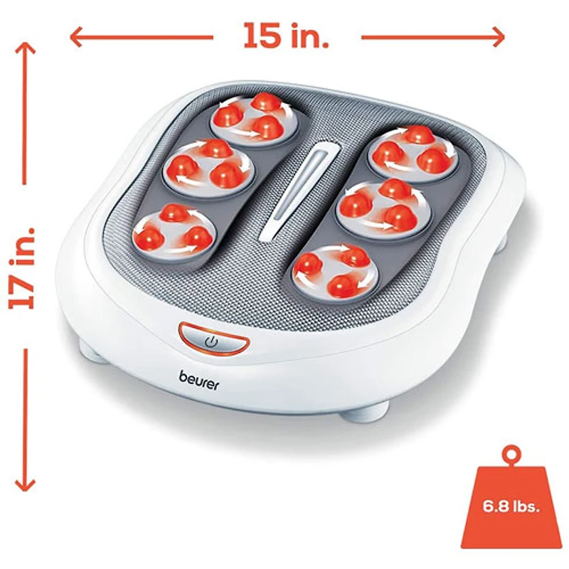 Appareil de massage shiatsu pour pieds de Beurer (FM60)