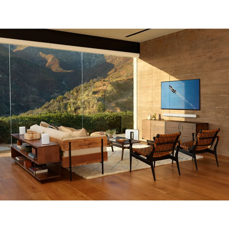 Barre de son intelligente 5.0.2 canaux Arc de Sonos avec Dolby Atmos - Blanc