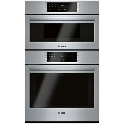 Bosch 30" Convection Electric Combination Wall Oven (HBL8753UC) -Stainless -Open Box -Perfect Condition