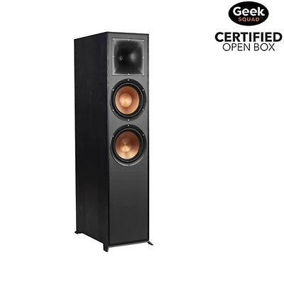 Open Box - Klipsch R820F 150-Watt 2-Way Tower Speaker - Single - Black