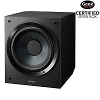 Haut-parleur d'extrêmes graves de 115 W de 9,84 po SACS9 de Sony - Noir - Boîte ouverte