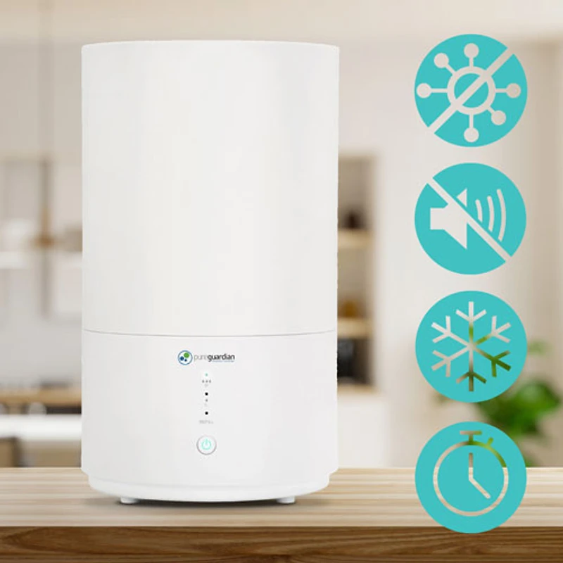 PureGuardian H950AR Ultrasonic Cool Mist Humidifier - White