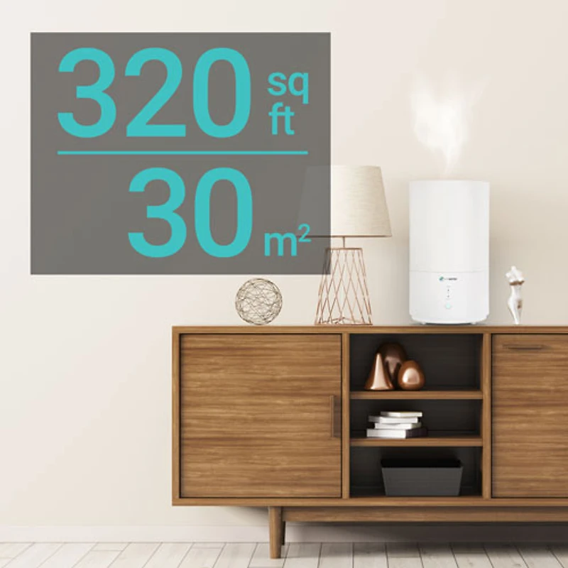 PureGuardian H950AR Ultrasonic Cool Mist Humidifier - White