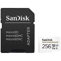 SanDisk High Endurance 256GB 100MB/s microSDXC Memory Card