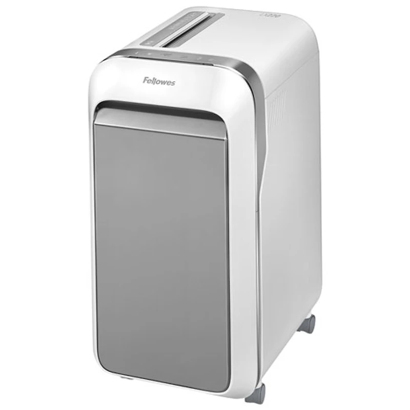 Déchiqueteuse à coupe micro de 20 feuilles de Fellowes (LX220) - Blanc