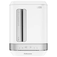 Déchiqueteuse à coupe micro de 20 feuilles de Fellowes (LX220) - Blanc