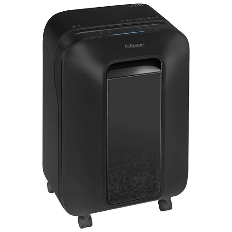 Déchiqueteuse à coupe micro de 12 feuilles de Fellowes (LX200) - Noir