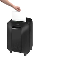 Déchiqueteuse à coupe micro de 12 feuilles de Fellowes (LX200) - Noir