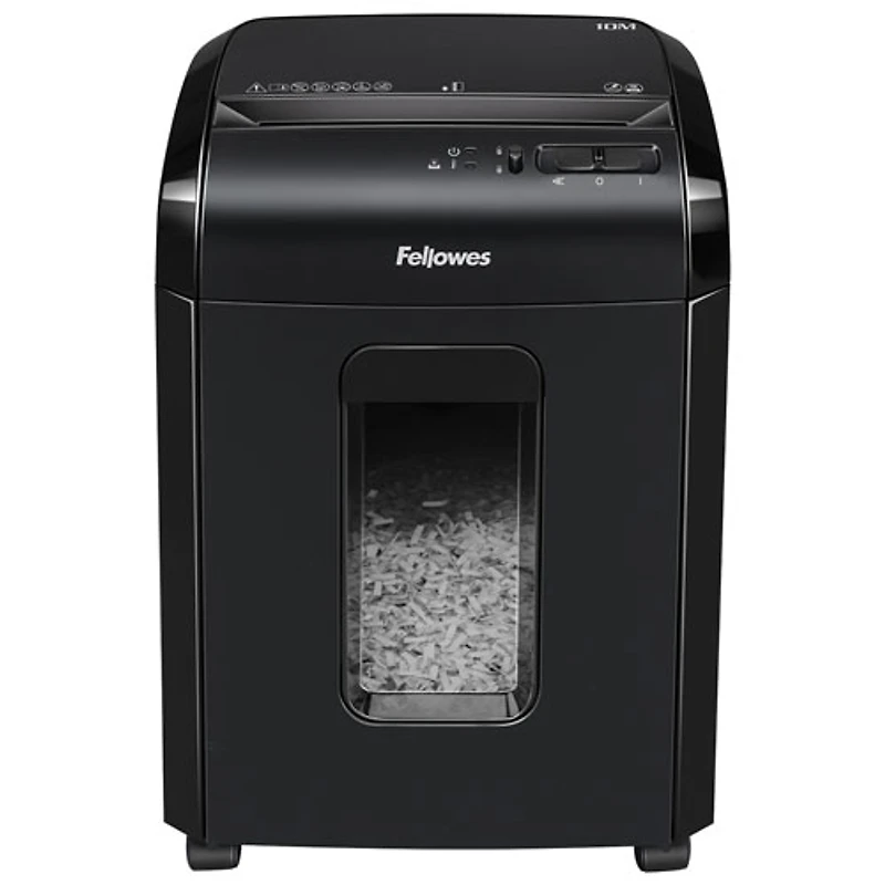 Déchiqueteuse à coupe micro de 10 feuilles Microshred de Fellowes (10M)